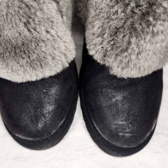 ASH Leather Shearling Boots - Picture 11 of 14